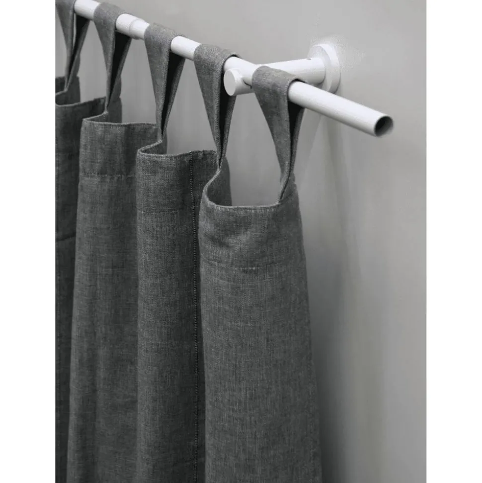 Gardinenstangen-Set 'Sol' weiß 190 - 340 cm
