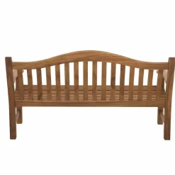 Gartenbank 'Dublin' 3-Sitzer Akazienholz braun 161 x 89 x 67 cm