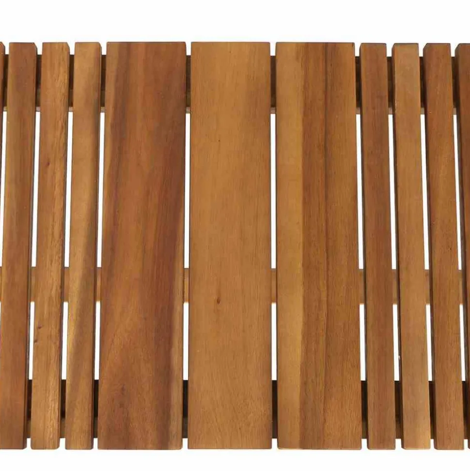 Gartenbank 'Falun' 2-Sitzer Akazienholz braun 125 x 45 x 33 cm