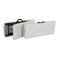 Gartenbank klappbar Stahl weiß 183 x 42 x 29 cm