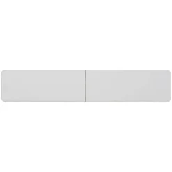Gartenbank klappbar Stahl weiß 183 x 42 x 29 cm