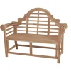 Gartenbank 'Picadilli' 2-Sitzer Teakholz braun 133 x 103 x 57 cm