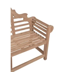 Gartenbank 'Picadilli' 2-Sitzer Teakholz braun 133 x 103 x 57 cm