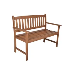 Gartenbank 'Promotion' 2-Sitzer Eukalyptusholz braun 110 x 86 x 56,5 cm