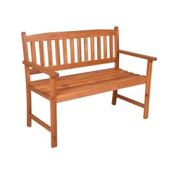Gartenbank 'Promotion' 2-Sitzer Akazienholz braun 110 x 86 x 56 cm
