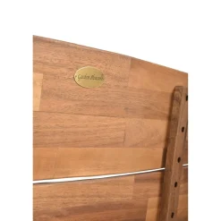 Gartenbank 'Ronja' 3-Sitzer Akazienholz braun 140 x 90 x 66 cm