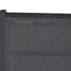 Gartenbank 'Tesoro' 2-Sitzer Aluminium grau 138,5 x 97 x 67 cm