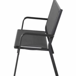 Gartenbank 'Tesoro' 2-Sitzer Aluminium anthrazit 138,5 x 97 x 67 cm