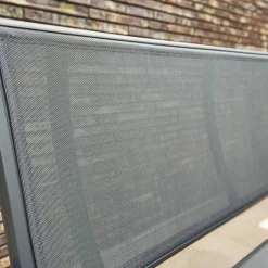 Gartenbank 'Tesoro' 2-Sitzer Aluminium anthrazit 138,5 x 97 x 67 cm