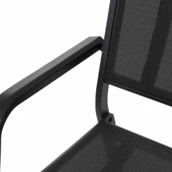 Gartenbank 'Tesoro' 2-Sitzer Aluminium anthrazit 138,5 x 97 x 67 cm