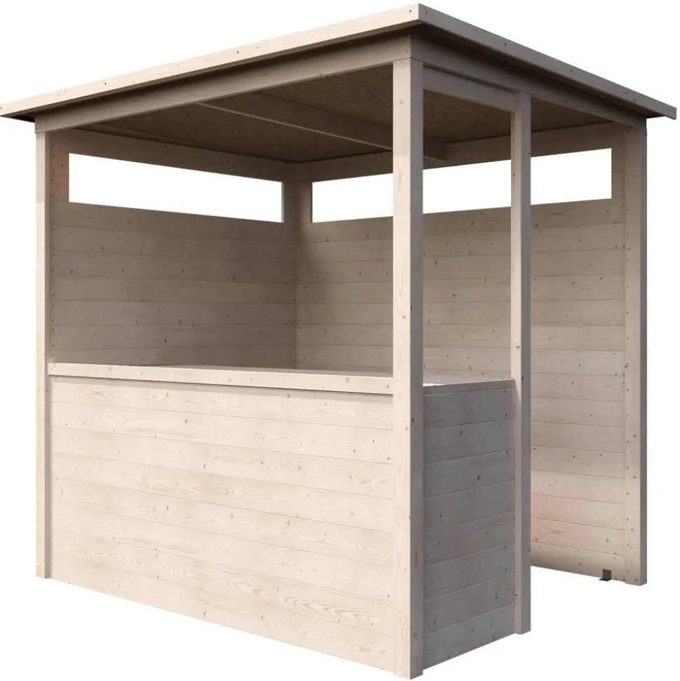 Gartenbar 'Safran' naturbelassen 230 x 207 x 182 cm