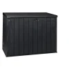 Gartenbox 'Stora Way Plus 2' Polypropylen anthrazit 178 x 140 x 109 cm
