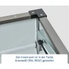 Gartenbox 'Euroline' Stahl/Metall 136 x 72,5 x 67,2 cm