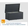 Gartenbox 'Euroline' Stahl/Metall 166 x 72,5 x 87,2 cm