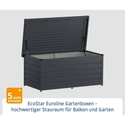 Gartenbox 'Euroline' Stahl/Metall 166 x 72,5 x 87,2 cm