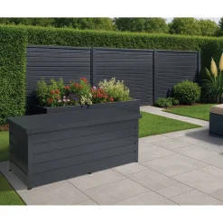 Gartenbox 'Euroline' Stahl/Metall 166 x 72,5 x 87,2 cm