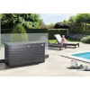 Gartenbox 'FreizeitBox 130' Stahl dunkelgrau 134 x 71 x 62 cm