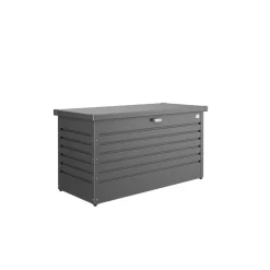 Gartenbox 'FreizeitBox 130' Stahl dunkelgrau 134 x 71 x 62 cm