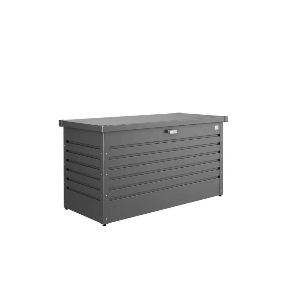 Gartenbox 'FreizeitBox 130' Stahl dunkelgrau 134 x 71 x 62 cm