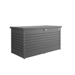 Gartenbox 'FreizeitBox 160' Stahl dunkelgrau 160 x 83 x 79 cm