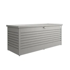 Gartenbox 'FreizeitBox 200' Stahl grau 201 x 83 x 79 cm