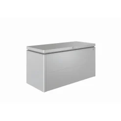 Gartenbox 'LoungeBox 160' Stahl silbern 160 x 83,5 x 70 cm