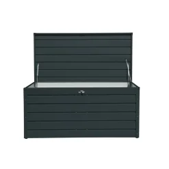 Gartenbox 'Palladium' Stahlblech anthrazit 166,4 x 75,9 x 86,4 cm