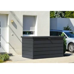 Gartenbox 'Palladium' Stahlblech anthrazit 166,4 x 75,9 x 86,4 cm