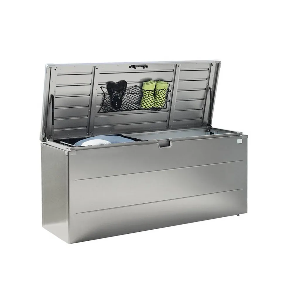 Gartenbox 'StyleBox 170' Stahl grau 170 x 81 x 70 cm