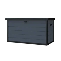 Gartenbox XXL 'Silva' 570 l Kunststoff anthrazit 150 x 74 x 66 cm