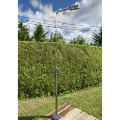 Gartendusche Edelstahl Ø 4,3 x 216 cm