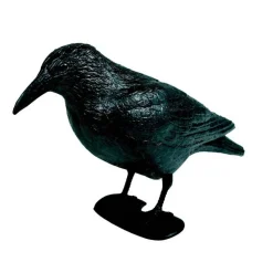 Gartenfigur 'Rabe' schwarz, 38 x 13 x 20 cm