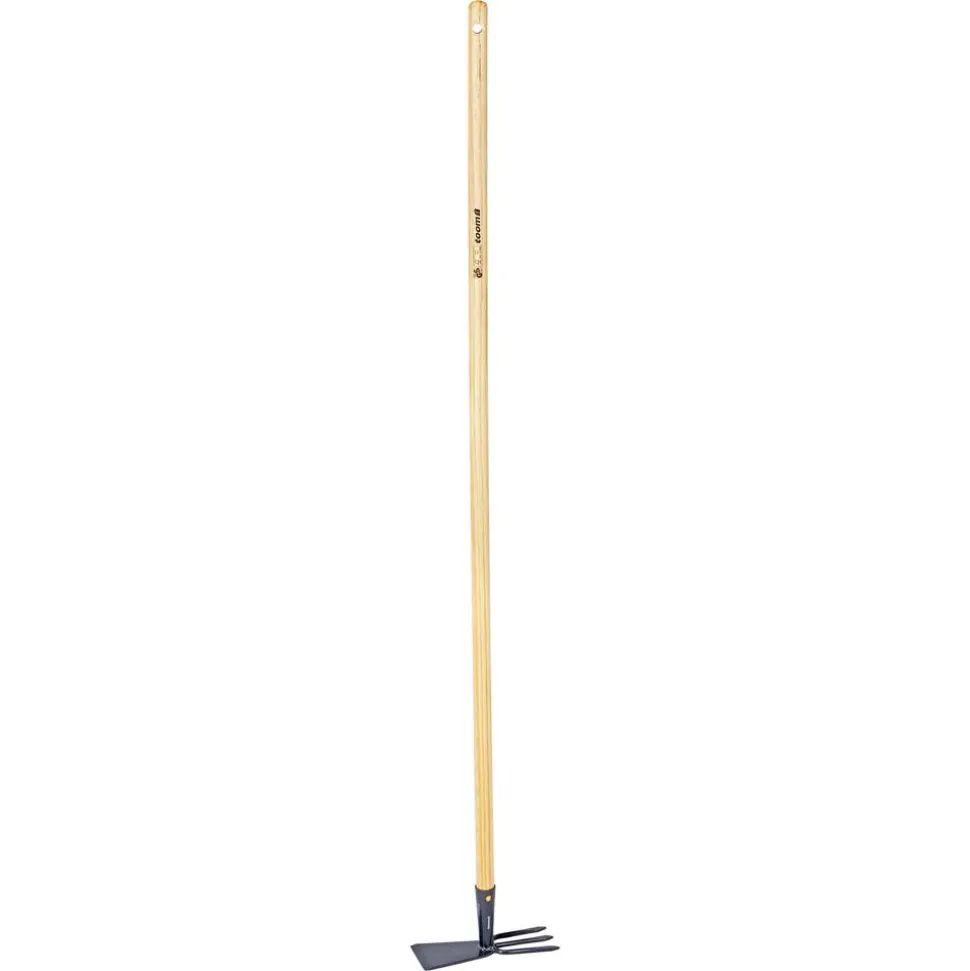 Gartenhacke 3 Zinken mit Stiel