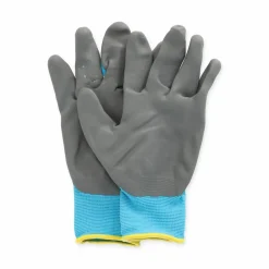 Gartenhandschuhe 'Basic' blau/grau Gr. 7