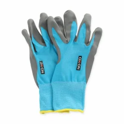 Gartenhandschuhe 'Basic' blau/grau Gr. 8