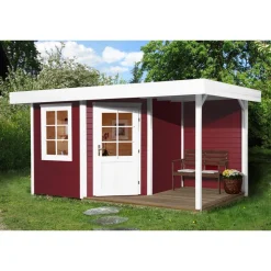 Gartenhaus '213 A+' 445 x 298 cm, rot