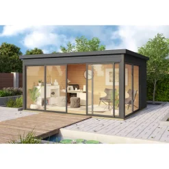 Gartenhaus '412 Gr.2' anthrazit 418 x 239,4 x 321,9 cm