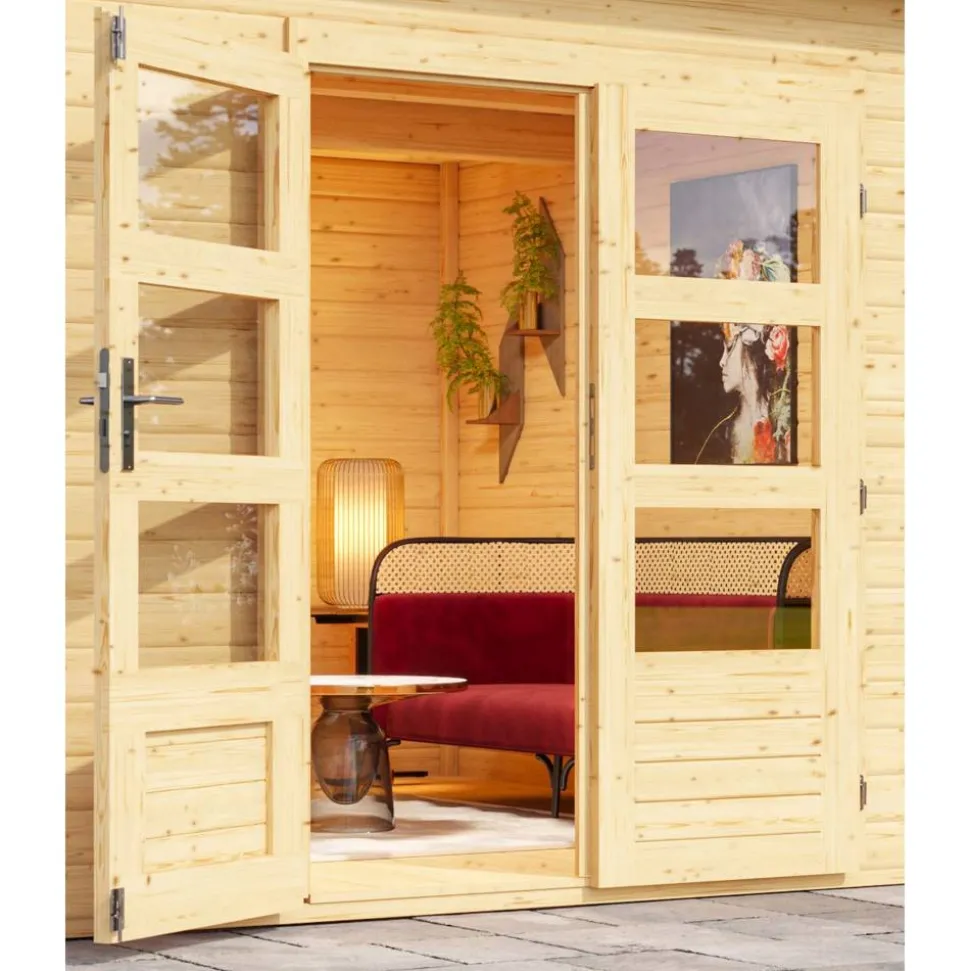 Gartenhaus 'Flehingen 2' 426 x 276 x 228 cm naturfarben