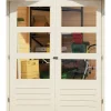 Gartenhaus 'Schierke 3' terragrau 246 x 186 x 209 cm
