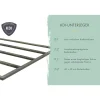 Gartenhaus-Set 'Komet 4 C' Fichtenholz anthrazit / anthrazit mit Anbaudach 2,35 m breit 514,5 x 209 x 213,5 cm