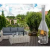 Gartenkamin 'Fuego ES' Edelstahl 70 cm