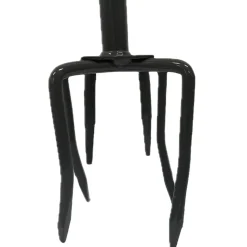 Gartenkralle mit Stiel schwarz 6 Zinken 90 cm