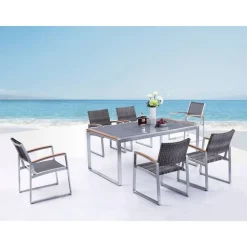 Gartenmöbelset 'Ava' für 4 Personen Aluminium