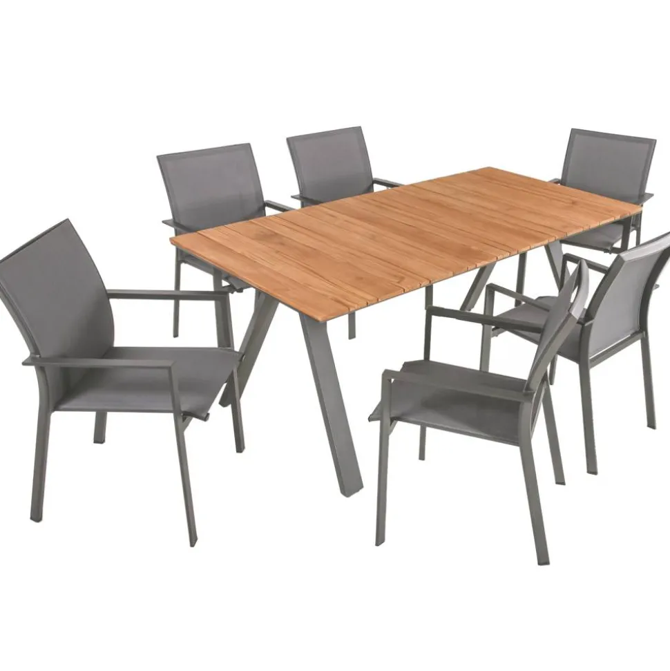Gartenmöbelset 'Davina' für 6 Personen Aluminium