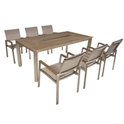 Gartenmöbelset 'Florence' für 6 Personen Aluminium