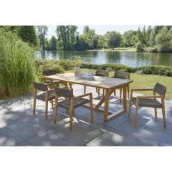 Gartenmöbelset 'Georgina' für 6 Personen Holz