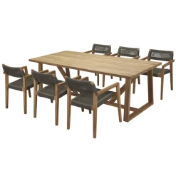 Gartenmöbelset 'Georgina' für 6 Personen Holz