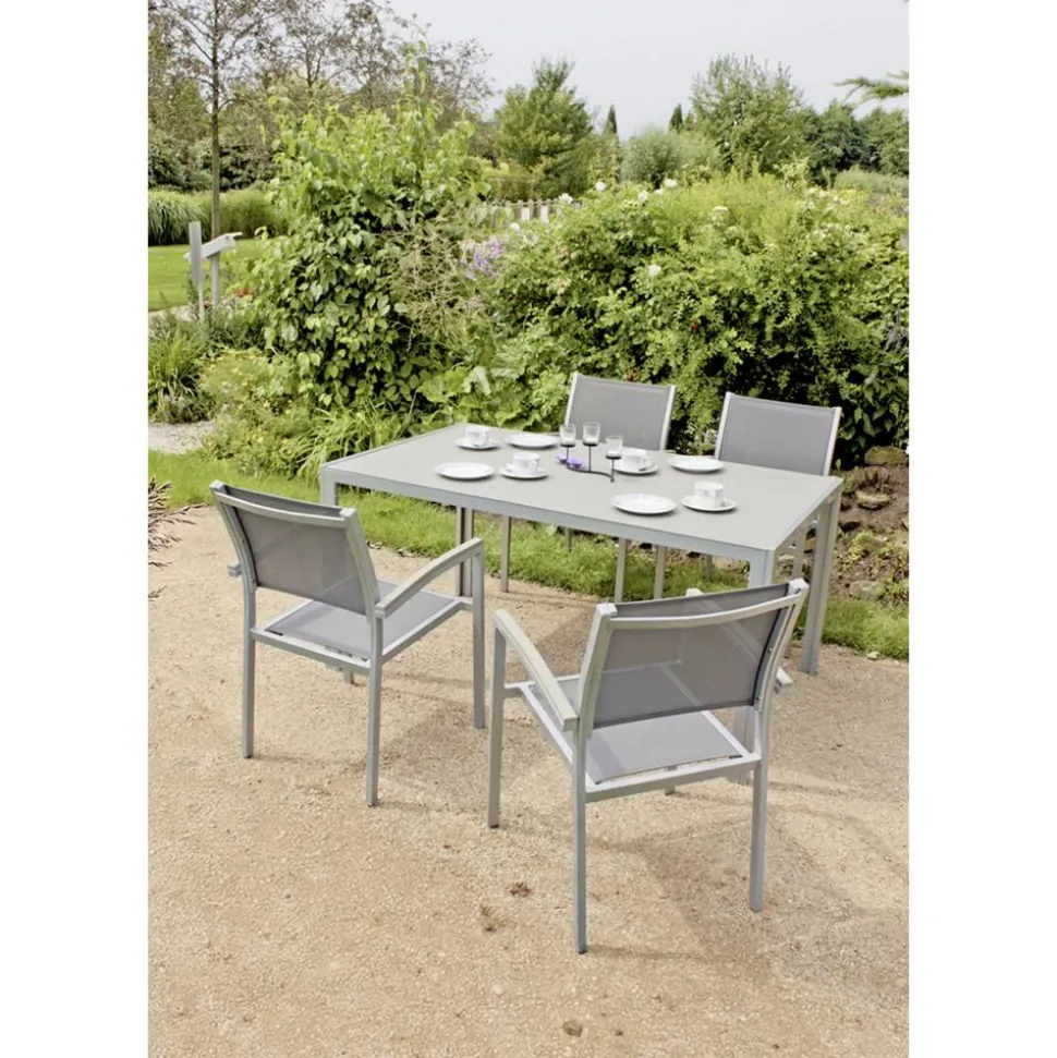 Gartenmöbelset 'Grace' für 6 Personen Aluminium