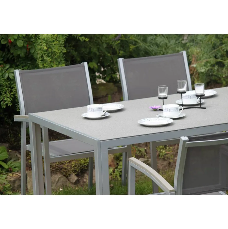 Gartenmöbelset 'Grace' für 6 Personen Aluminium