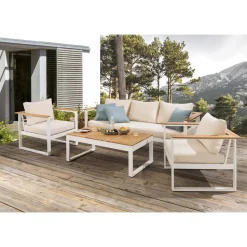 Gartenmöbelset 'Helena' für 5 Personen Aluminium